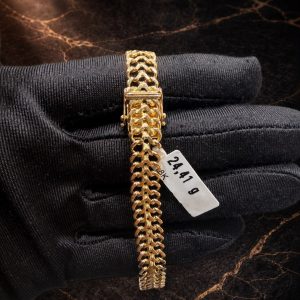 Begagnad Fiskbens armband i 18K - 24,41g