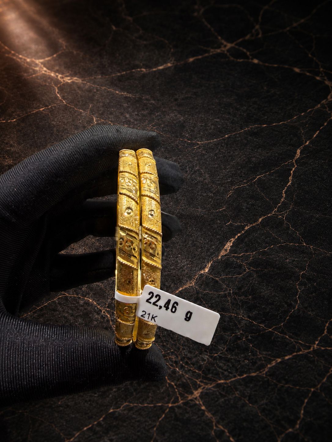 Begagnad Armring – 21K - 2st. - 22,46g