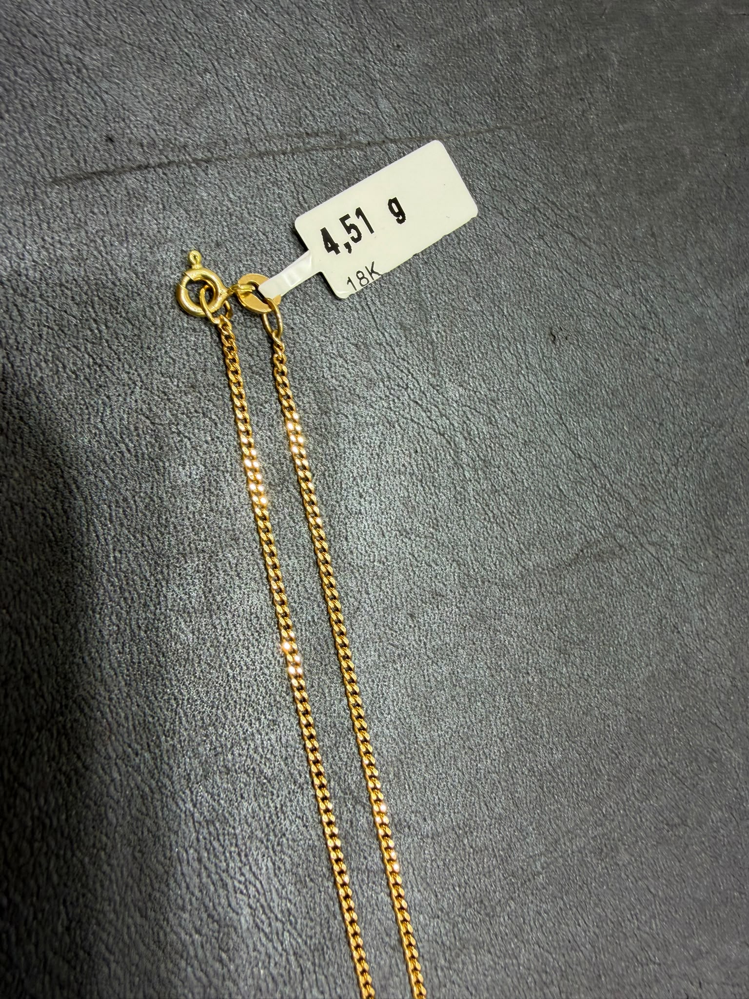 Begagnad Halsband – med hjärta 18k - 4,51g - Bild 4