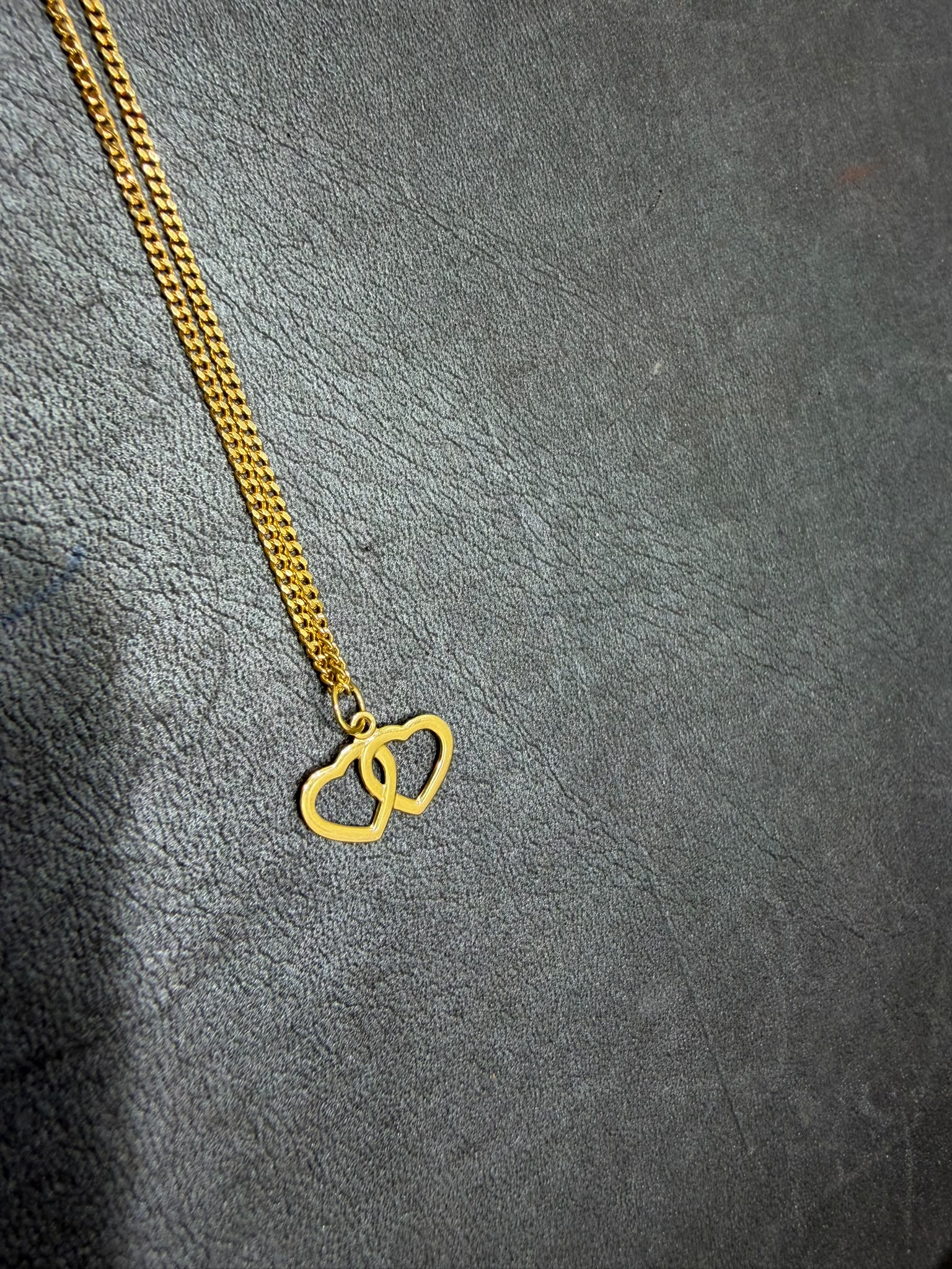 Begagnad Halsband – med hjärta 18k - 4,51g - Bild 3