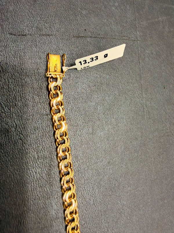 Begagnad Bismarck Armband 18K - 13,33g - Bild 4