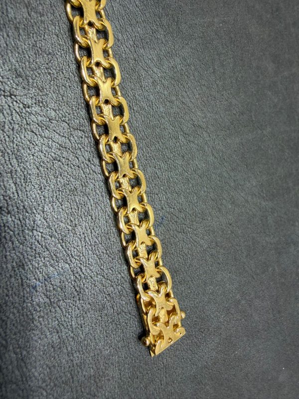 Begagnad X-länk Armband 18K - 24,67g - Bild 4