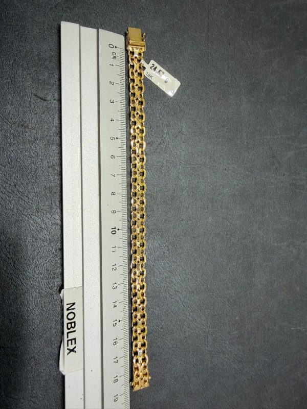 Begagnad X-länk Armband 18K - 24,67g - Bild 2
