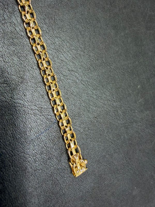 Begagnad X-länk Armband 18K - 12,98g - Bild 3