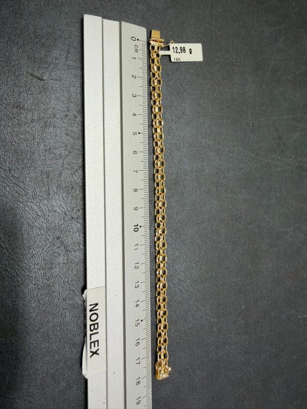 Begagnad X-länk Armband 18K - 12,98g - Bild 2