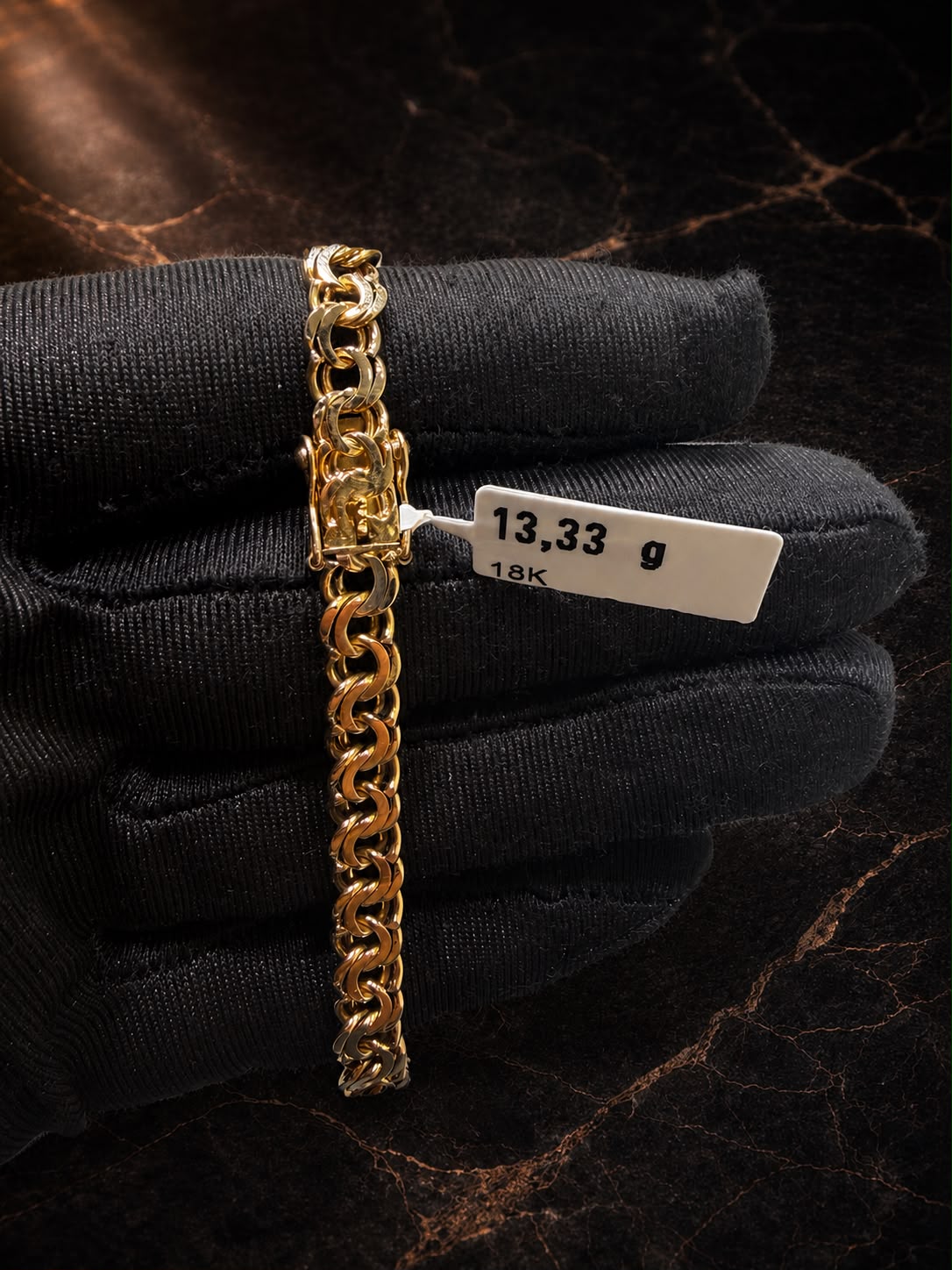 Begagnad Bismarck Armband 18K - 13,33g