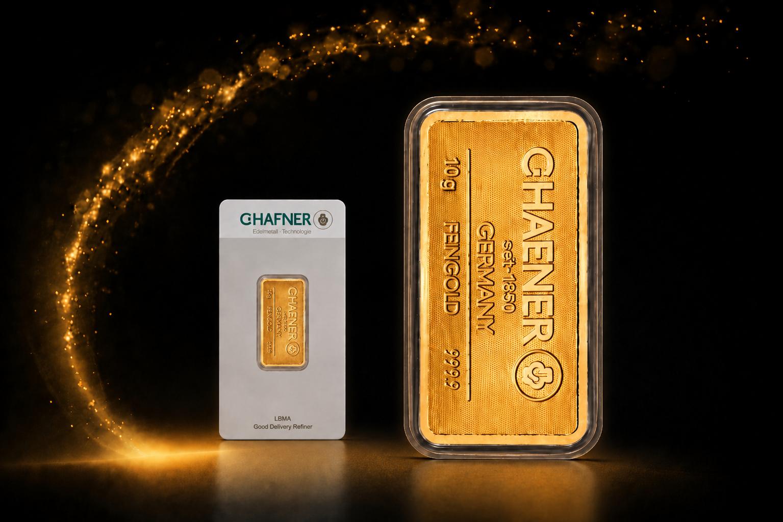 C.Hafner - 10g Guldtacka - 999,9