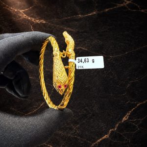 Begagnad Armring 21k - 34,63g