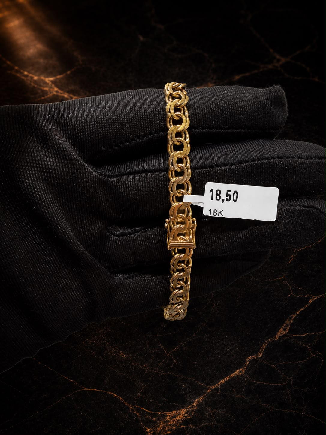 Begagnad Bismarck Armband 18K - 18,50g