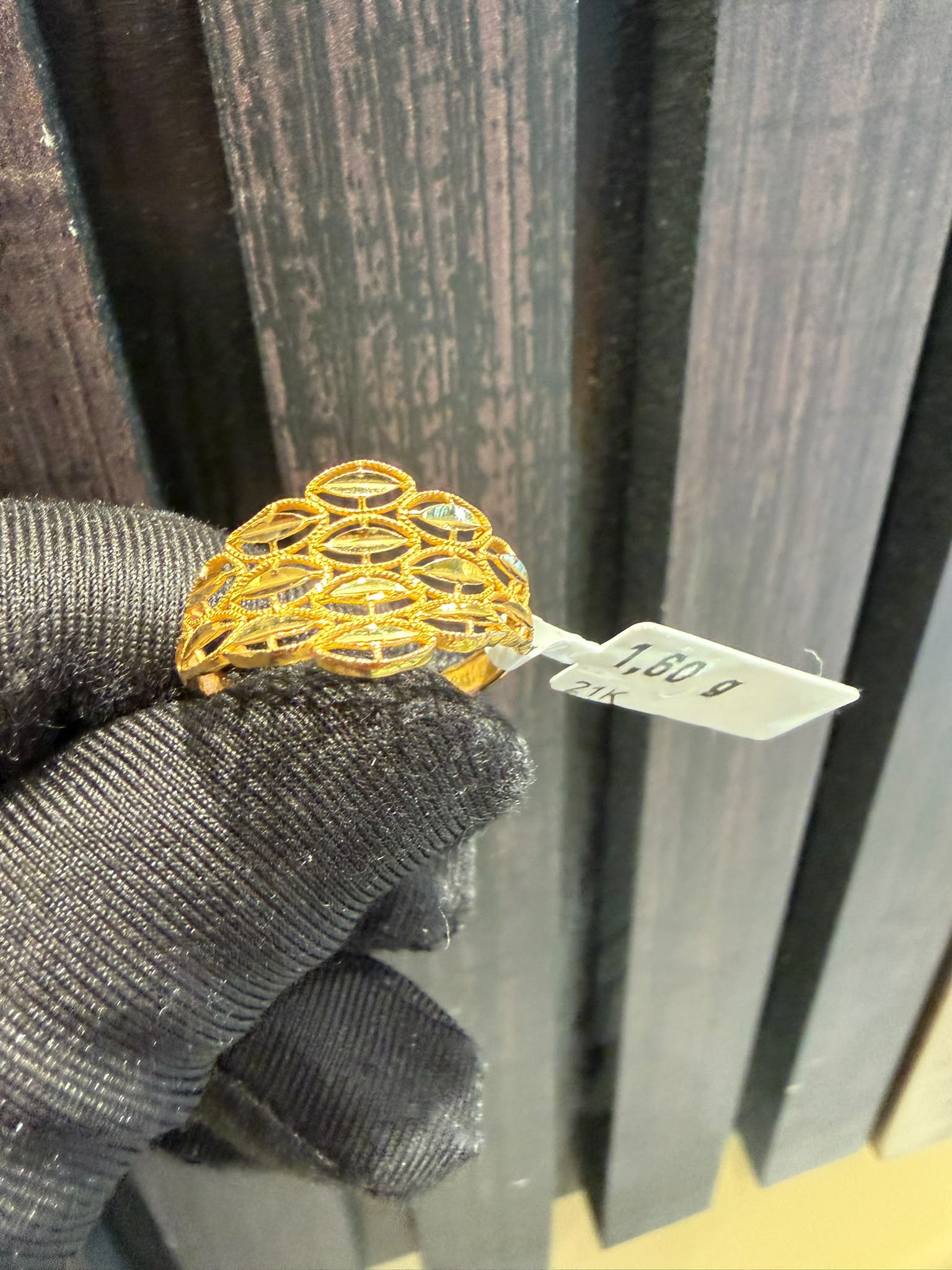 Begagnad ring i 21K - 1,60g - Bild 2