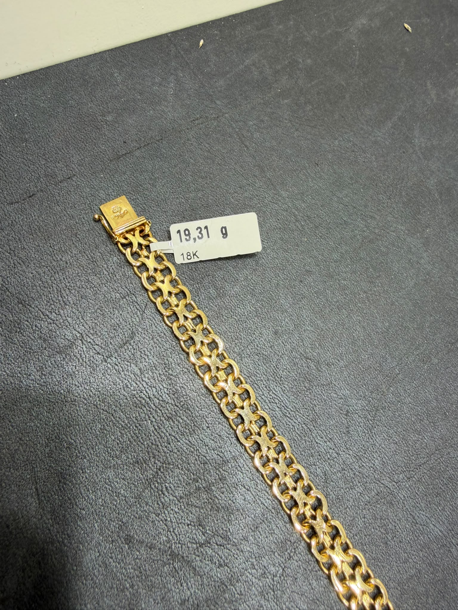 Begagnad X-länk Armband 18K - 19,31g - Bild 3
