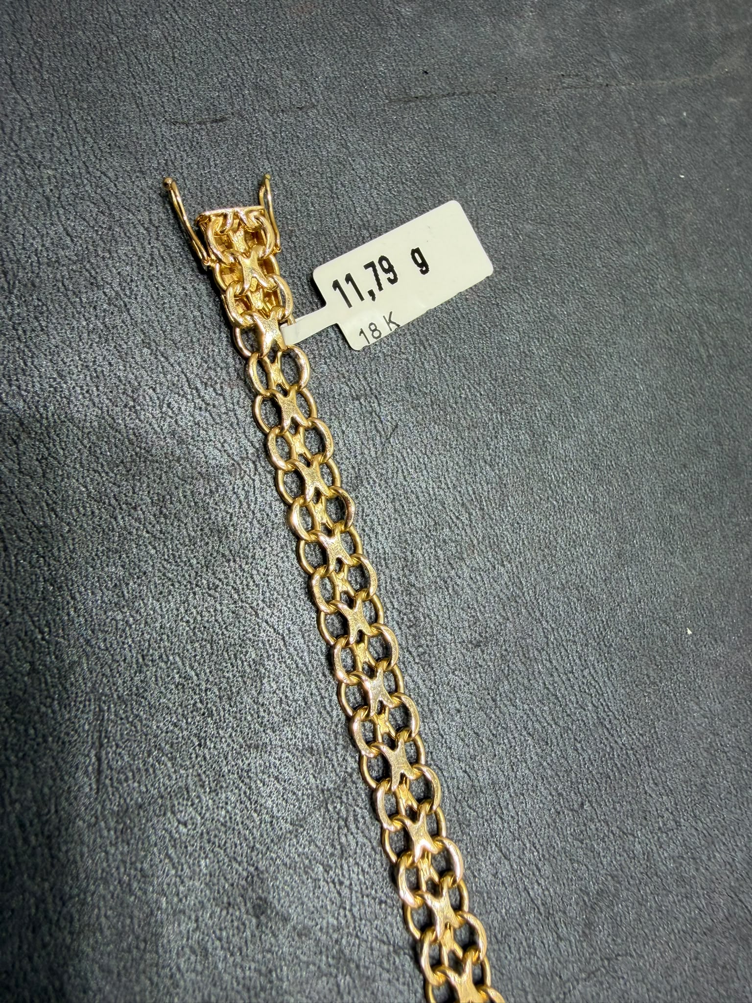 Begagnad X-länk Armband 18K - 11,79g - Bild 3