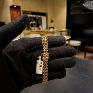 Begagnad X-länk Armband 18K - 10,08g