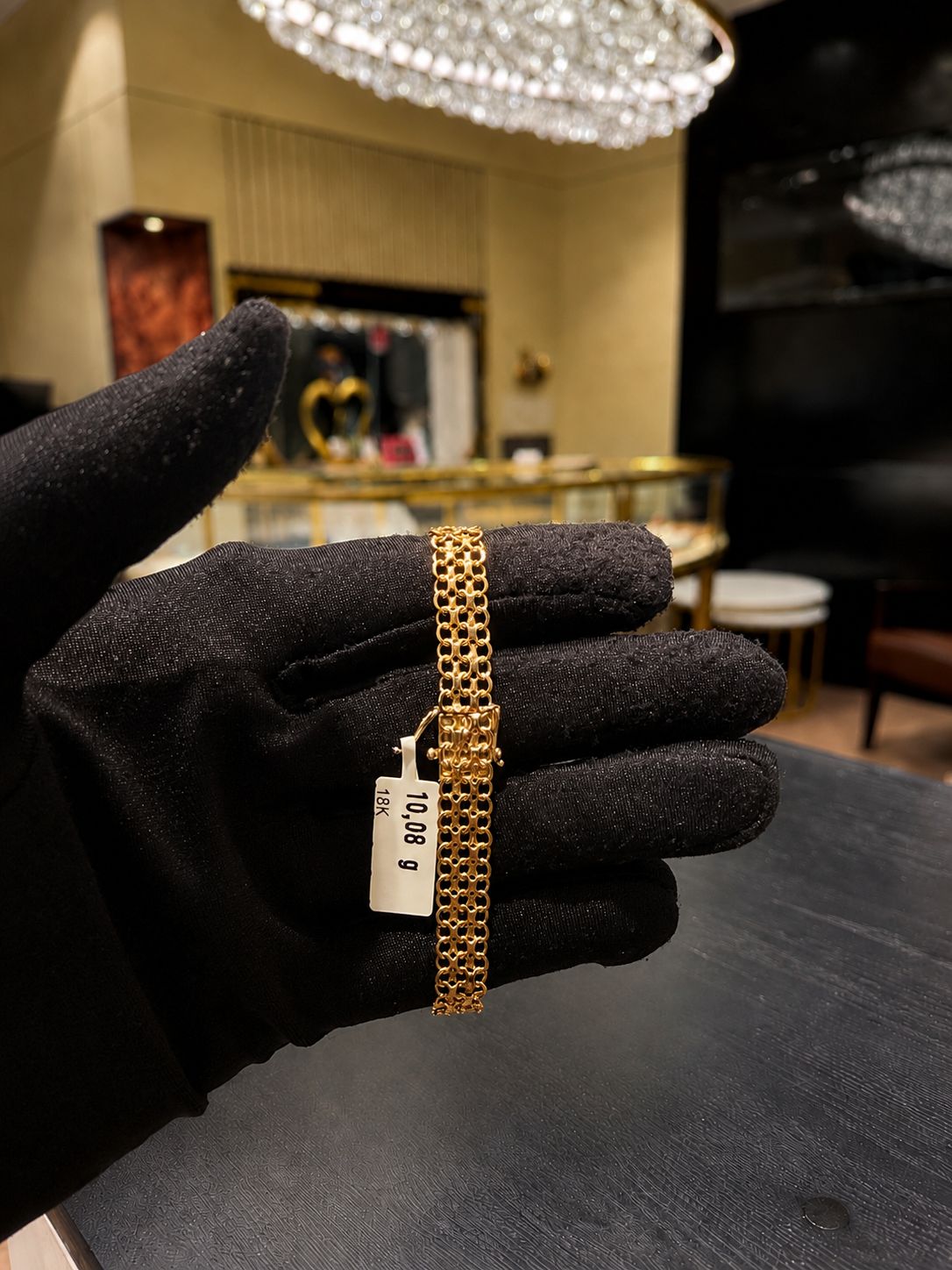 Begagnad X-länk Armband 18K - 10,08g