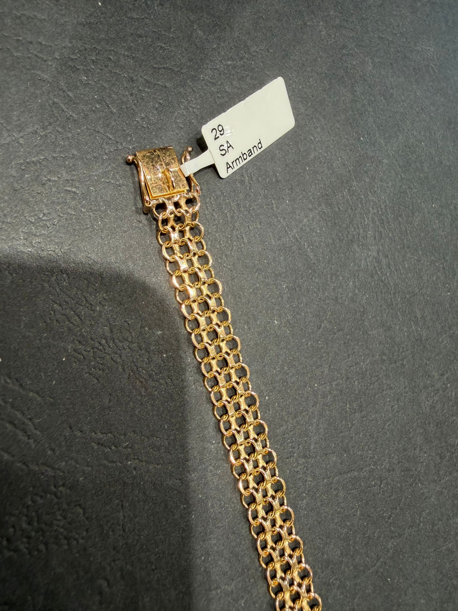 Begagnad X-länk Armband 18K - 10,08g - Bild 3