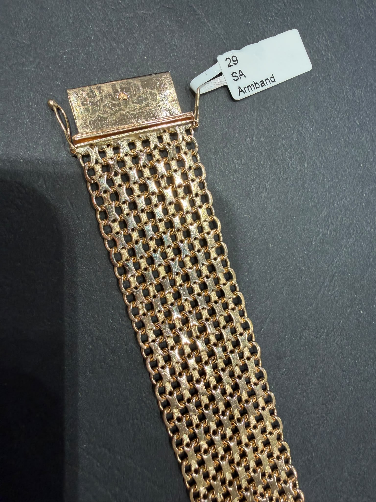 Begagnad X-länk Armband 18K - 46,63g - Bild 4