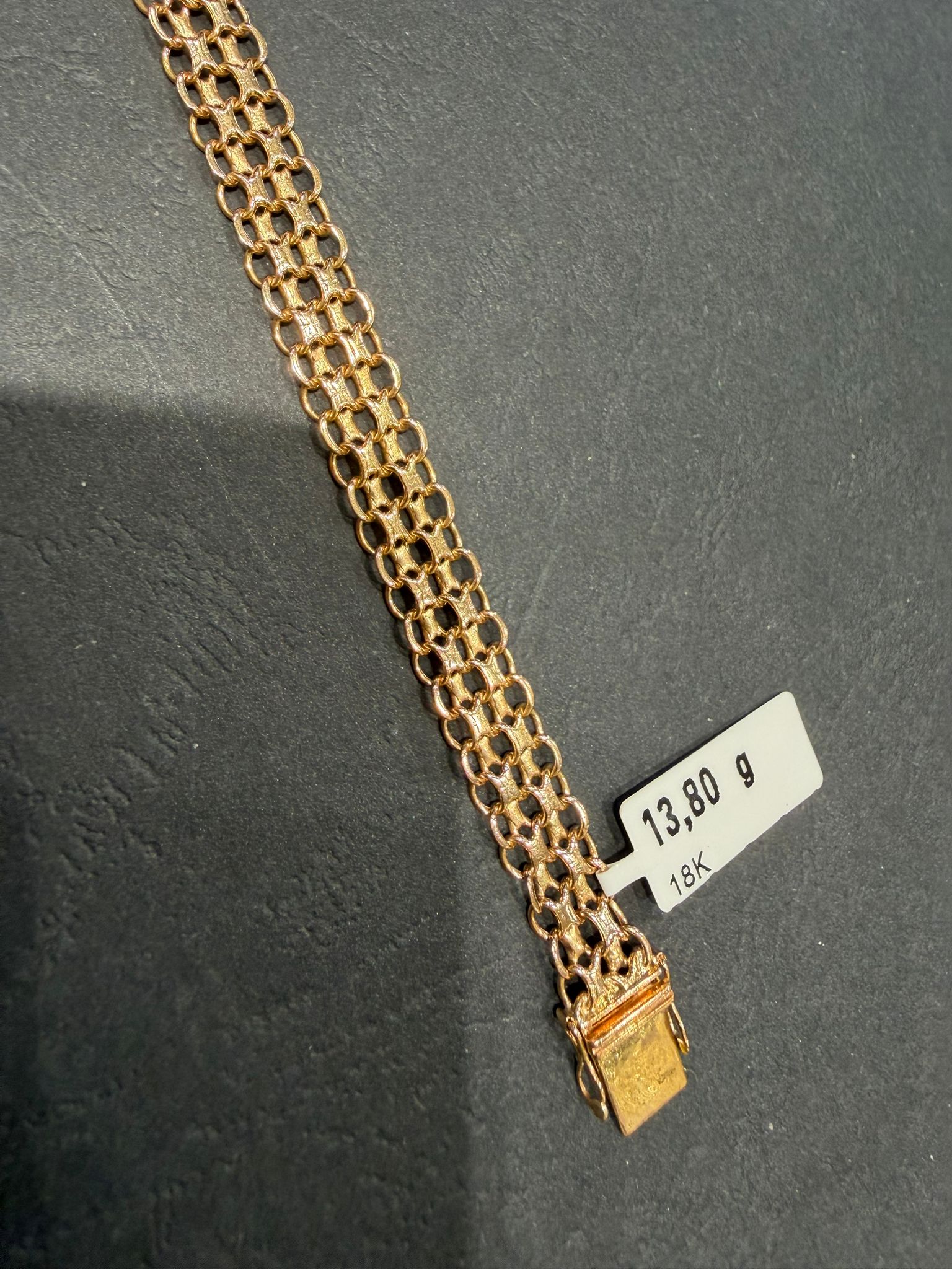 Begagnad X-länk Armband 18K - 13,80g - Bild 4