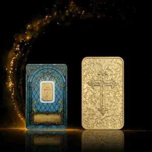 PAMP Christian Cross 5 g guldtacka med originalförpackning