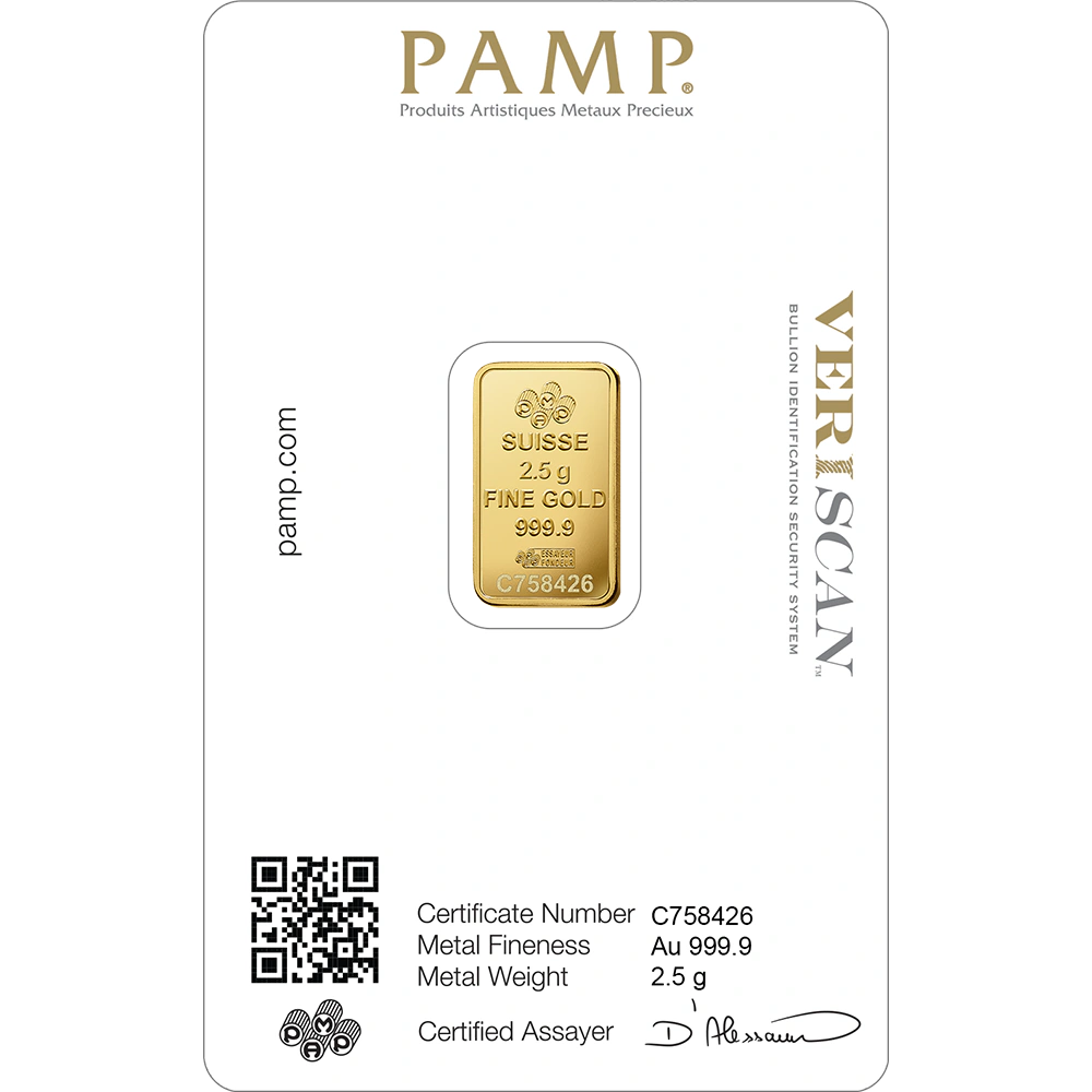 PAMP Fortuna 2,5 g i originalförpackning, framsida