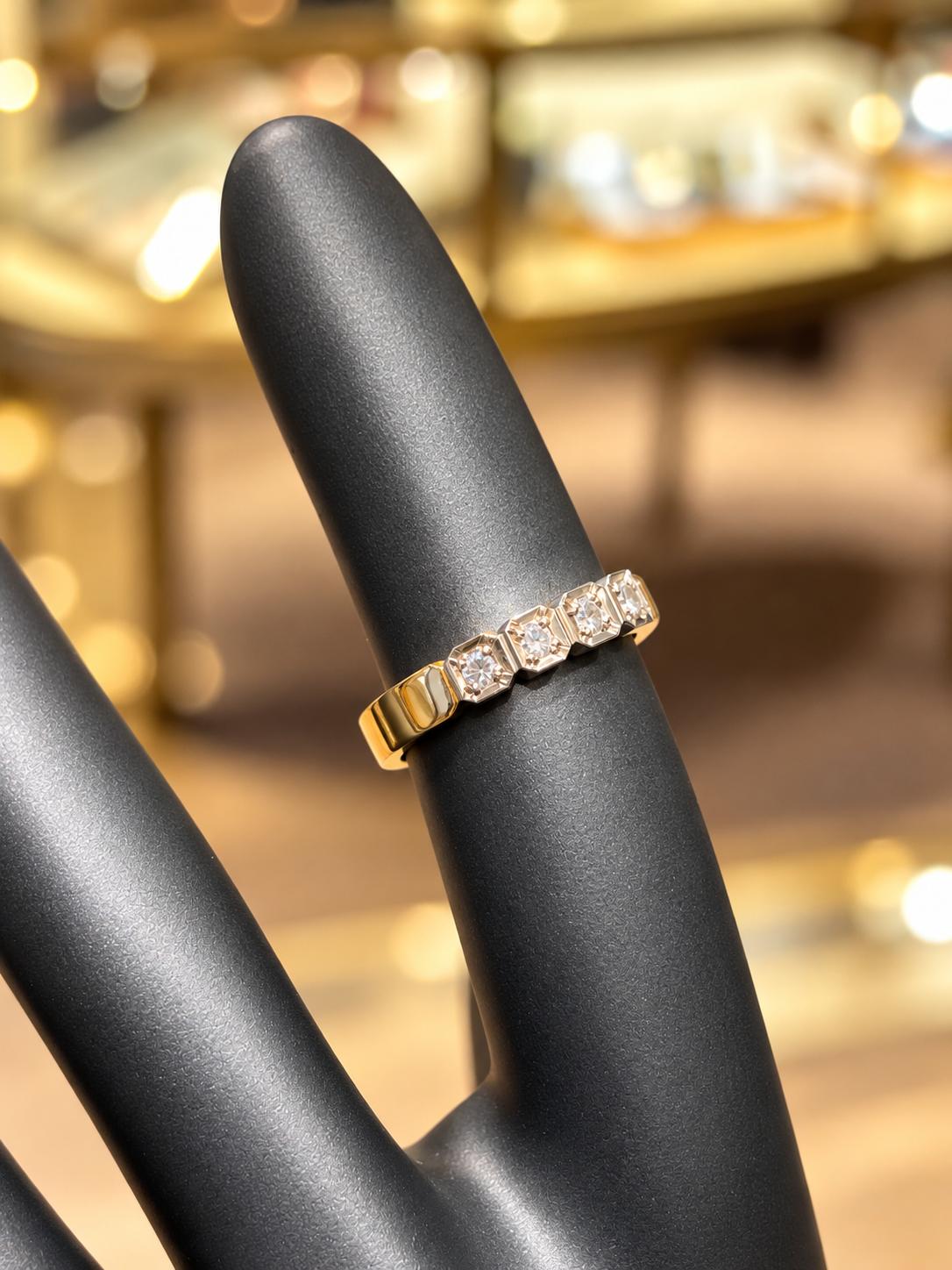 Begagnad ring med Diamanter 18K - 4,55g - Bild 2