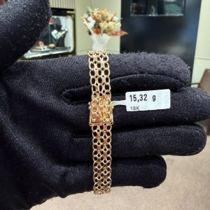 Begagnad X-länk Armband 18K - 15,32g