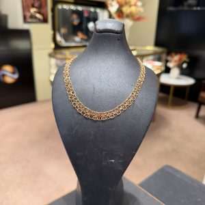 Begagnad X-länk Halsband 18k - 21,81g